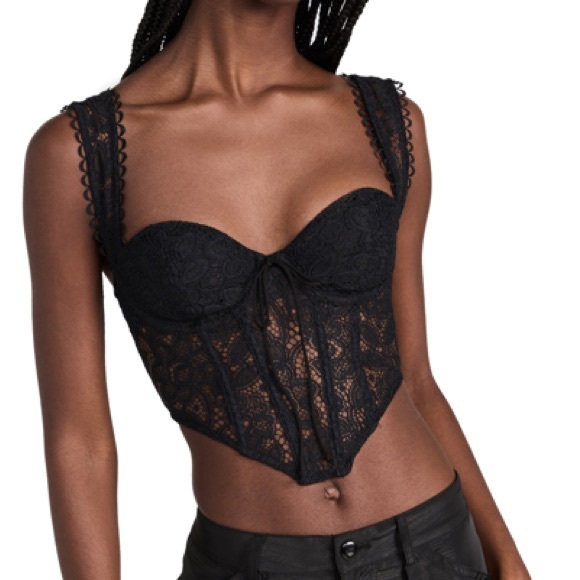 For love and Lemons Sammie black lace corset - Picture 2 of 2